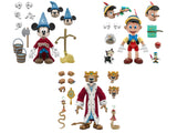 Super7 Disney Classic Animation ULTIMATES Wave 1 - Set of 3 Sorcerer’s Apprentice Mickey Mouse, Pinocchio & Prince John