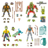 Super7 Teenage Mutant Ninja Turtles Ultimates Wave 4 - Set of 4 Donatello, Casey Jones, Muckman & Joe Eyeball & Mondo Gecko