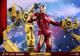 Hot Toys Marvel Iron Man 2 Iron Man Mark IV Diecast Figure with Suit-up Gantry 1/6 Scale Figure Set