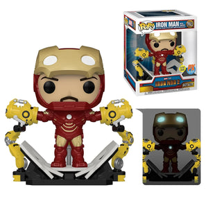 Funko Pop! Deluxe Iron Man 2 - Iron Man with Gantry PX Previews Exclusive