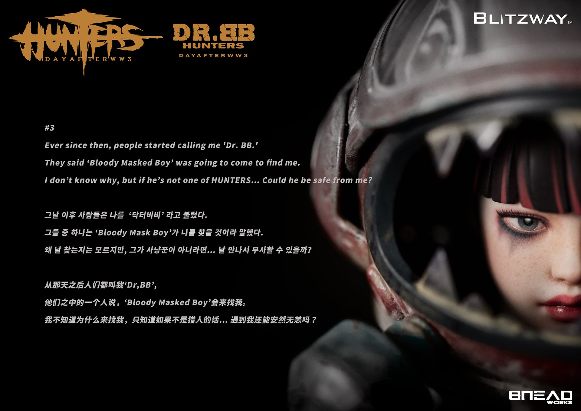 Blitzway Hunters Day After WWIII Dr. BB 1/6 Scale