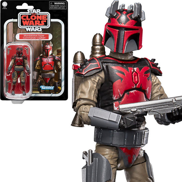 Hasbro Star Wars The Vintage Collection Mandalorian Super Commando Captain 3 3/4-Inch Action Figure