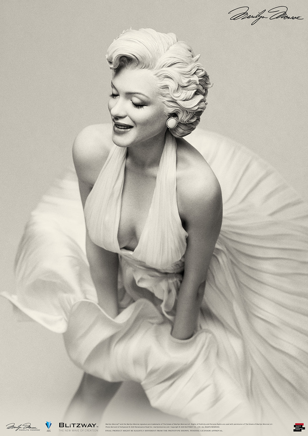 Blitzway Marilyn Monroe 1/4 Superb Quarter Scale Statue