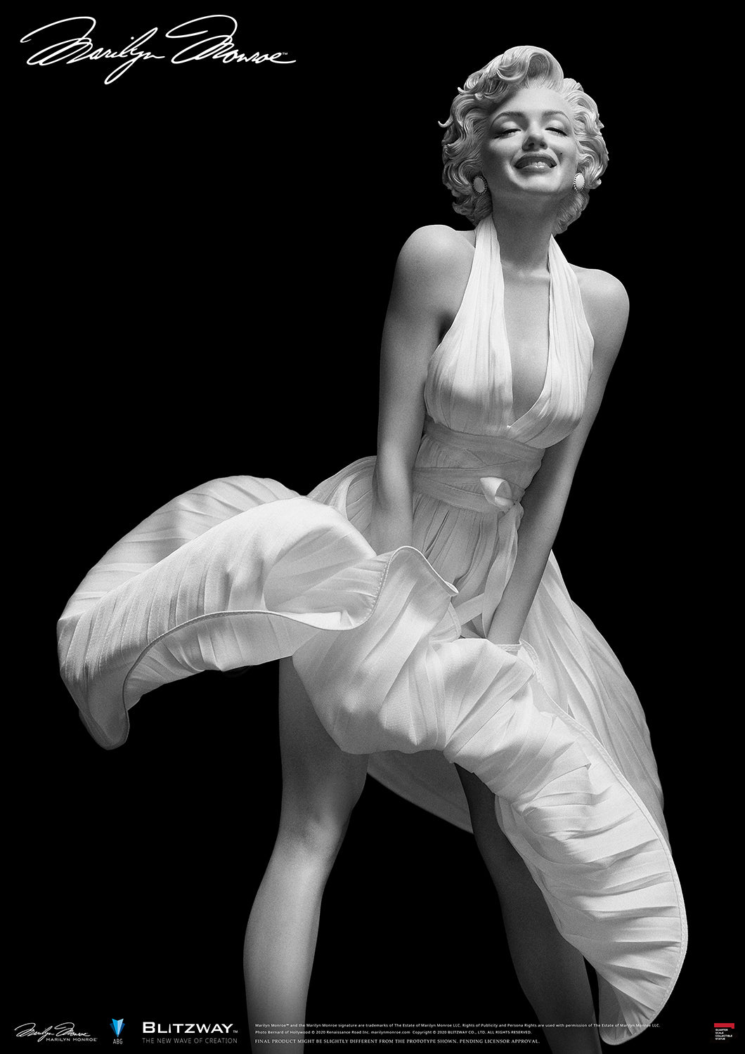Blitzway Marilyn Monroe 1/4 Superb Quarter Scale Statue