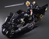 Square Enix Final Fantasy VII Advent Children Play Arts Kai Cloud Strife & Fenrir Bike Action Figure Set