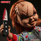 Mezco Toyz Child's Play Mega Scale Talking Scarred Chucky Figure