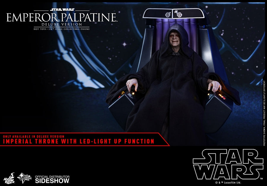 Hot Toys Star Wars Episode VI Return of the Jedi Emperor Palpatine (Deluxe Version) 1/6 Scale Figure