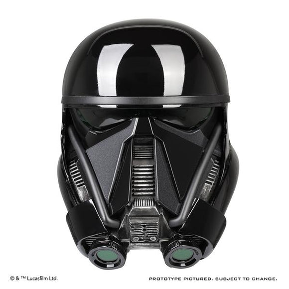 ANOVOS Star Wars: Rogue One Death Trooper Helmet Prop Replica Helmet Completed Ready to Wear Helmet
