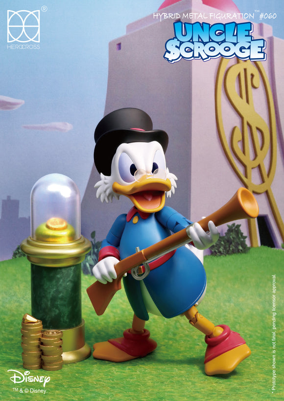 HEROCROSS Hybrid Metal Figuration 060 Disney Scrooge McDuck Diecast Action Figure