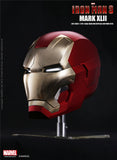 Dimension Studio Marvel Iron Man 3 Iron Man Mark XLII 42 1:1 Full Size Electronic Motorized Wearable Helmet Movie Prop Replica