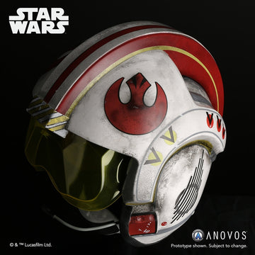 ANOVOS Star Wars Luke Skywalke Rebel Pilot Helmet Accessory Full Size Helmet Prop Replica