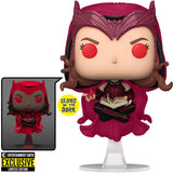 Funko Pop! Marvel WandaVision Scarlet Witch Glow-in-the-Dark Pop! Vinyl Figure - Entertainment Earth Exclusive