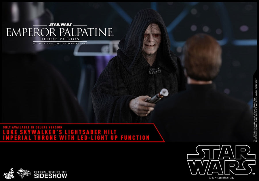 Hot Toys Star Wars Episode VI Return of the Jedi Emperor Palpatine (Deluxe Version) 1/6 Scale Figure