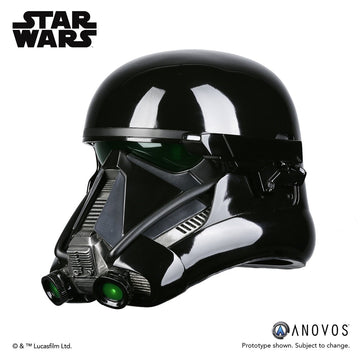 death trooper motorcycle helmet ANOVOS ROGUE ONE: A STAR WARS STORY Death Trooper Specialist Helmet Ac – Maybang's Collectibles