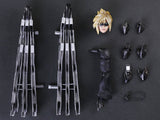 Square Enix Final Fantasy VII Advent Children Play Arts Kai Cloud Strife & Fenrir Bike Action Figure Set