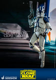 Hot Toys Star Wars The Clone Wars Clone Troopers 501st Battalion Clone Trooper (Deluxe) 1/6 Scale 12" Collectible Figure