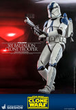 Hot Toys Star Wars The Clone Wars Clone Troopers 501st Battalion Clone Trooper (Deluxe) 1/6 Scale 12" Collectible Figure
