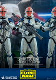 Hot Toys Star Wars The Clone Wars Clone Troopers 501st Battalion Clone Trooper (Deluxe) 1/6 Scale 12" Collectible Figure