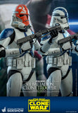 Hot Toys Star Wars The Clone Wars Clone Troopers 501st Battalion Clone Trooper (Deluxe) 1/6 Scale 12" Collectible Figure
