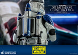 Hot Toys Star Wars The Clone Wars Clone Troopers 501st Battalion Clone Trooper (Deluxe) 1/6 Scale 12" Collectible Figure