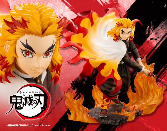 Kotobukiya Demon Slayer Kimetsu no Yaiba ArtFX J Kyoujurou Rengoku (Purgatory Anjuro) Statue