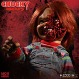 Mezco Toyz Child's Play 3 Designer Series Talking Pizza Face Chucky Mega Size 15" Figure