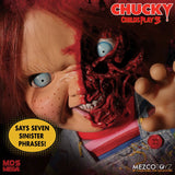 Mezco Toyz Child's Play 3 Designer Series Talking Pizza Face Chucky Mega Size 15" Figure