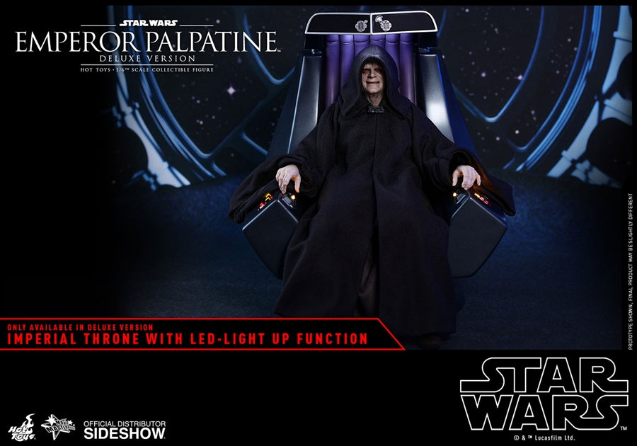 Hot Toys Star Wars Episode VI Return of the Jedi Emperor Palpatine (Deluxe Version) 1/6 Scale Figure