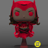 Funko Pop! Marvel WandaVision Scarlet Witch Glow-in-the-Dark Pop! Vinyl Figure - Entertainment Earth Exclusive