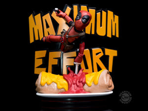 Qmx Deadpool Maximum Effort Q-Fig Max Diorama