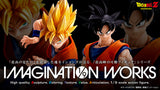 Bandai Tamashii Nations Imagination Works Dragon Ball Z Goku 1/9 Scale 7" Action Figure