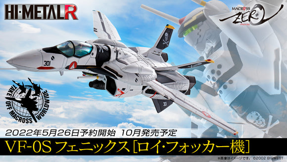 Bandai Spirits HI-METAL R Macross Zero VF-0S Phoenix (Roy Focker) Action Figure