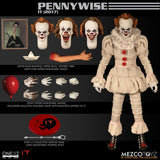 Mezco Toyz One:12 Collective IT (2017): Pennywise 1/12 Scale Action Figure