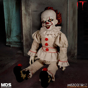 Mezco Toyz Mezco Designer Series  It (2017) Pennywise Roto Plush Doll