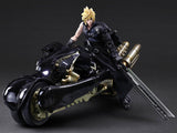 Square Enix Final Fantasy VII Advent Children Play Arts Kai Cloud Strife & Fenrir Bike Action Figure Set