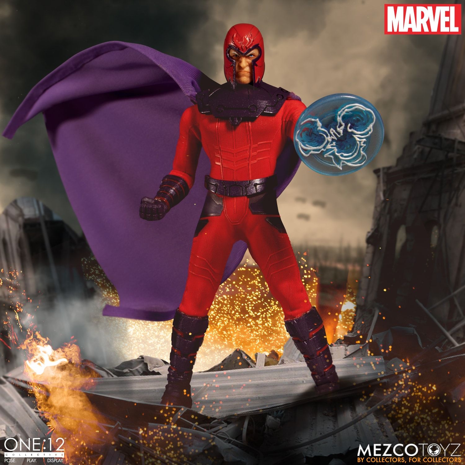 MEZCO TOYZ THE ONE:12 X-men Magneto 1/12th Action Figure New