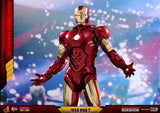 Hot Toys Marvel Iron Man 2 Iron Man Mark IV Diecast 1/6 Scale 12" Figure