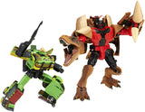 Hasbro Jurassic Park Transformers Mash-Up Tyrannocon Rex and Autobot JP93 Set