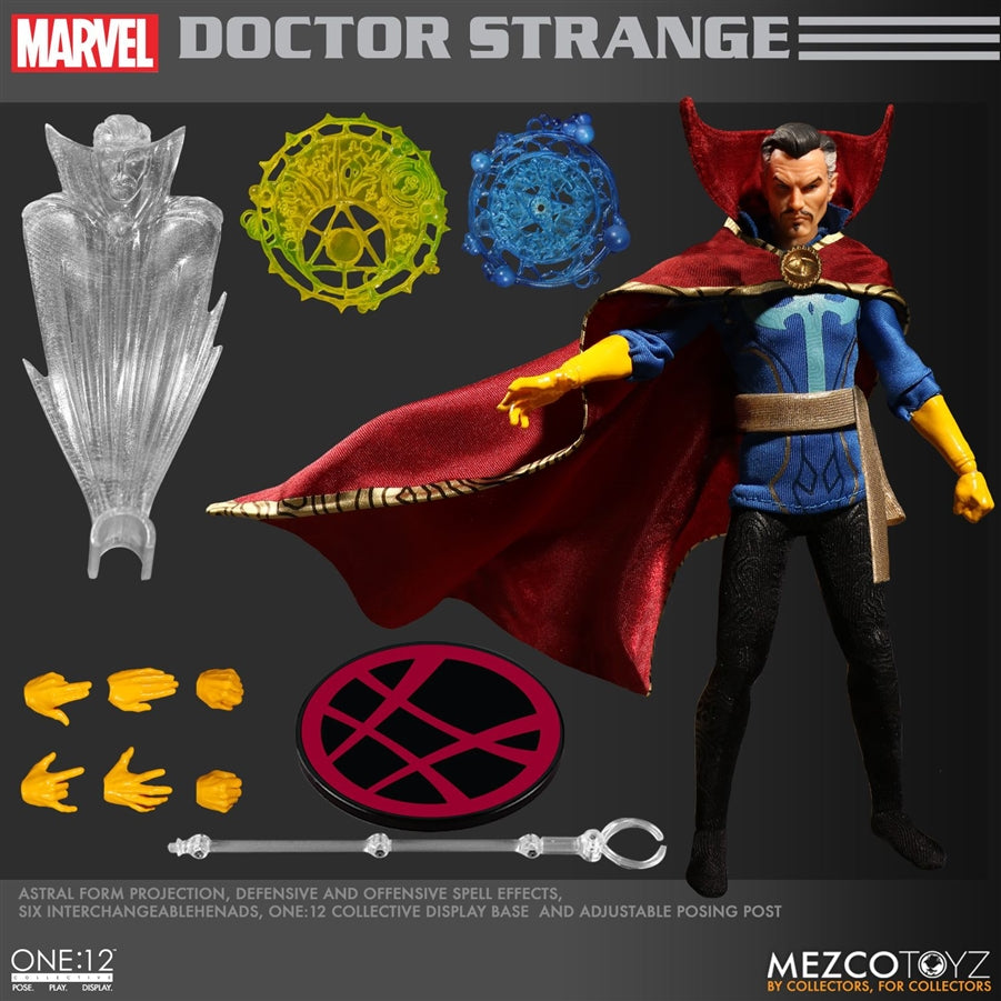 Mezco Toyz One12 Collective Marvel Comics Dr. Strange 1/12 Scale 6" Action Figure