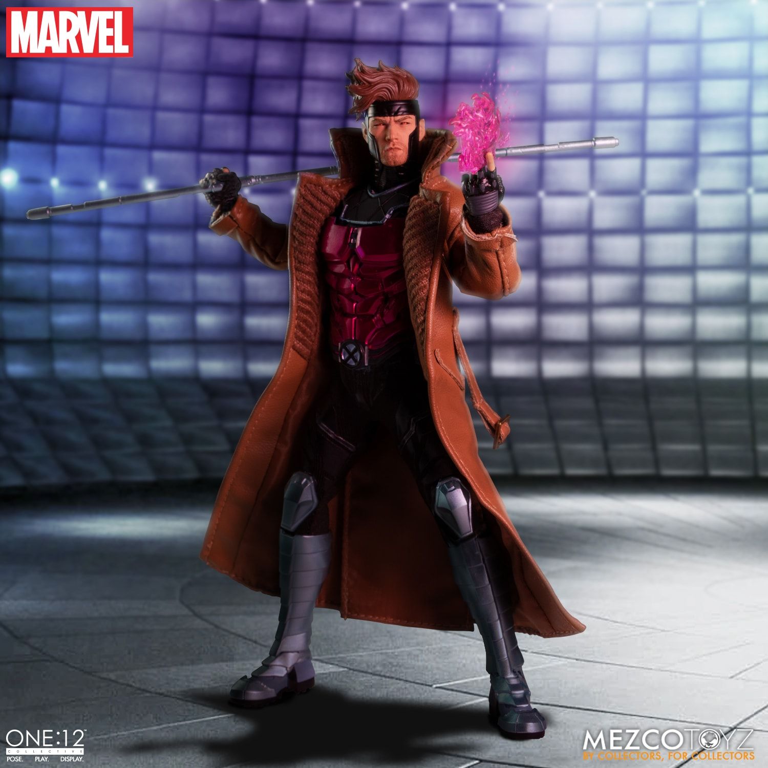 Mezco Toyz One:12 Collective Marvel Comics X-Men Gambit 1/12 Scale