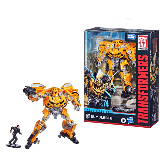 Hasbro Transformers Studio Series Deluxe Bumblebee with Sam Action Figure