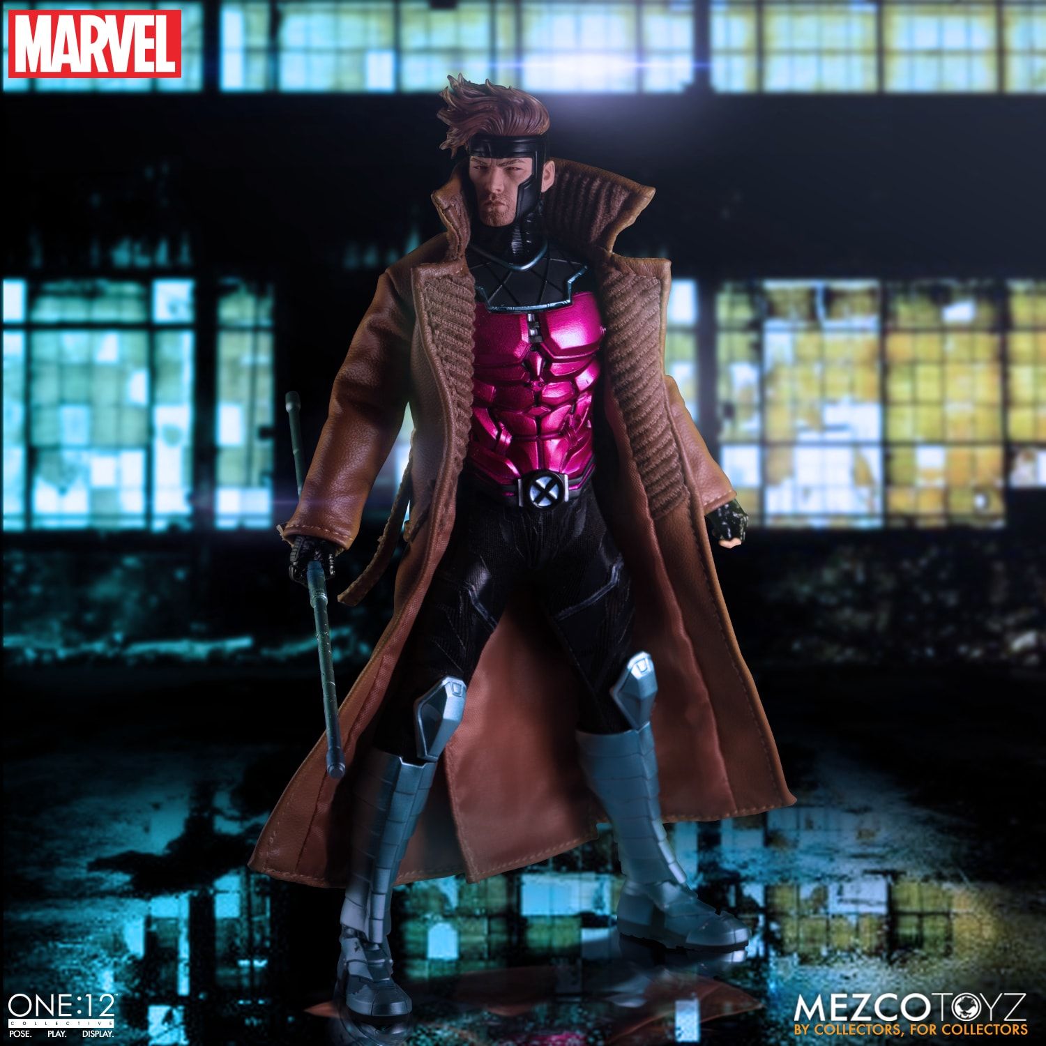 Mezco Toyz One:12 Collective Marvel Comics X-Men Gambit 1/12 Scale