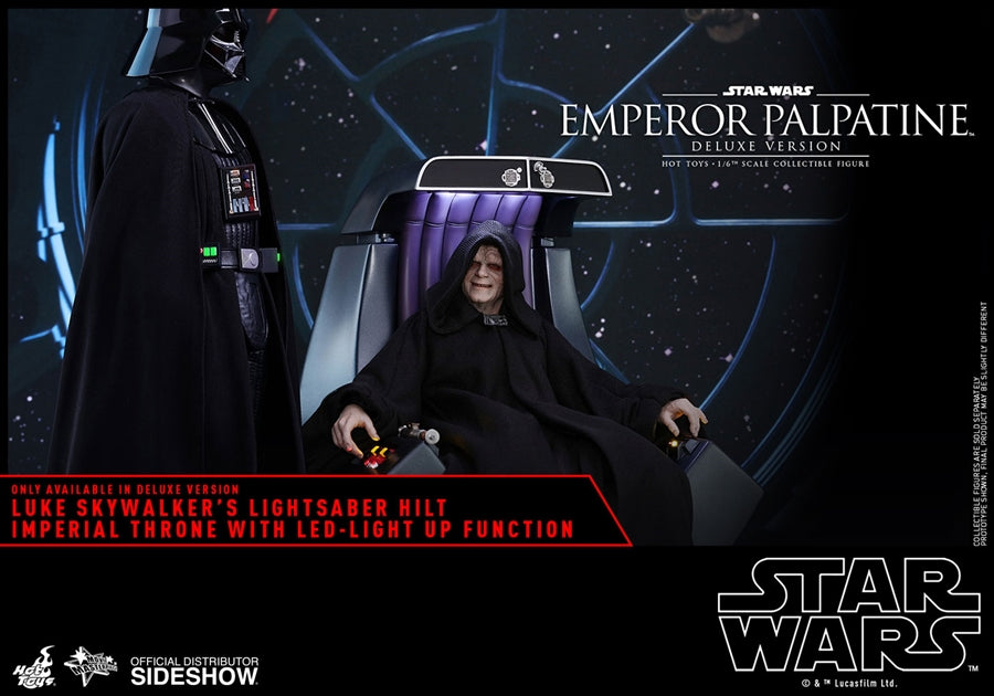 Hot Toys Star Wars Episode VI Return of the Jedi Emperor Palpatine (Deluxe Version) 1/6 Scale Figure