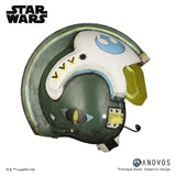 ANOVOS ROGUE ONE: A STAR WARS STORY General Merrick Blue Squadron X-Wing Helmet Accessory Prop Replica Helmet