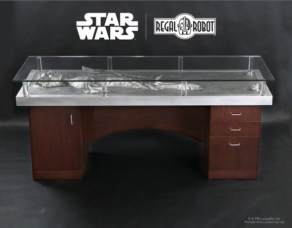 Regal Robot Official Licensed Star Wars Furniture Han Solo in Carbonite Office Desk Table