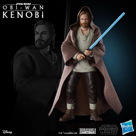 Hasbro Star Wars The Black Series Obi-Wan Kenobi (Wandering Jedi) 6-Inch Action Figure
