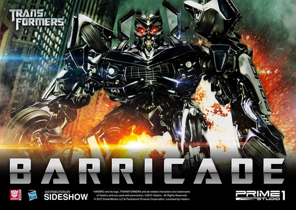 Prime 1 Studio Transformers Collectibles 2007 Transformers Movie Barricade Statue