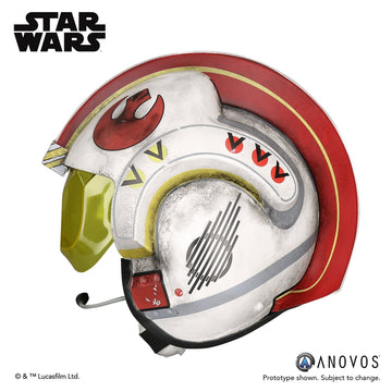 ANOVOS Star Wars Luke Skywalke Rebel Pilot Helmet Accessory Full Size Helmet Prop Replica