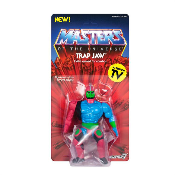 Super7 Masters of the Universe Vintage Wave 3 Collction Trap Jaw Action Figure