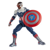 Hasbro Disney+ Marvel Legends Wave 1 Set of 7 Figures Captain America (Sam Wilson/Falcon), John Walker (U.S. Agent), Baron Zemo, Bucky Barnes (Winter Soldier), Loki, Scarlet Witch & Vision (Captain America Flight Gear BAF)